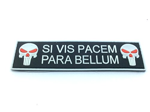 Si Vis Pacem Para Bellum Großer PVC-Aufnäher für Airsoft Patch von Patch Nation