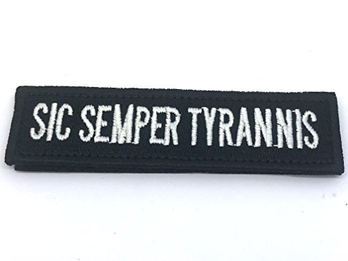 Sic Semper Tyrannis Aufnäher für Airsoft und Paintball, bestickt Sic Semper Tyrannis Aufnäher für Airsoft und Paintball, bestickt von CHICHL
