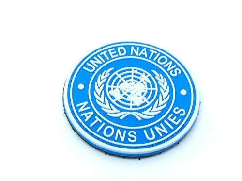 United Nations PVC Klett Emblem Abzeichen United Nations PVC Klett Emblem Abzeichen von Patch Nation