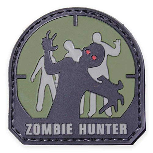 Zombie Hunter Grün PVC Airsoft Klettverschluss Abzeichen von Patch Nation