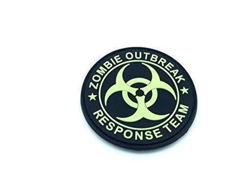 Zombie Outbreak Response Team Glow In The Dark Airsoft Paintball Morale PVC Patch von Patch Nation