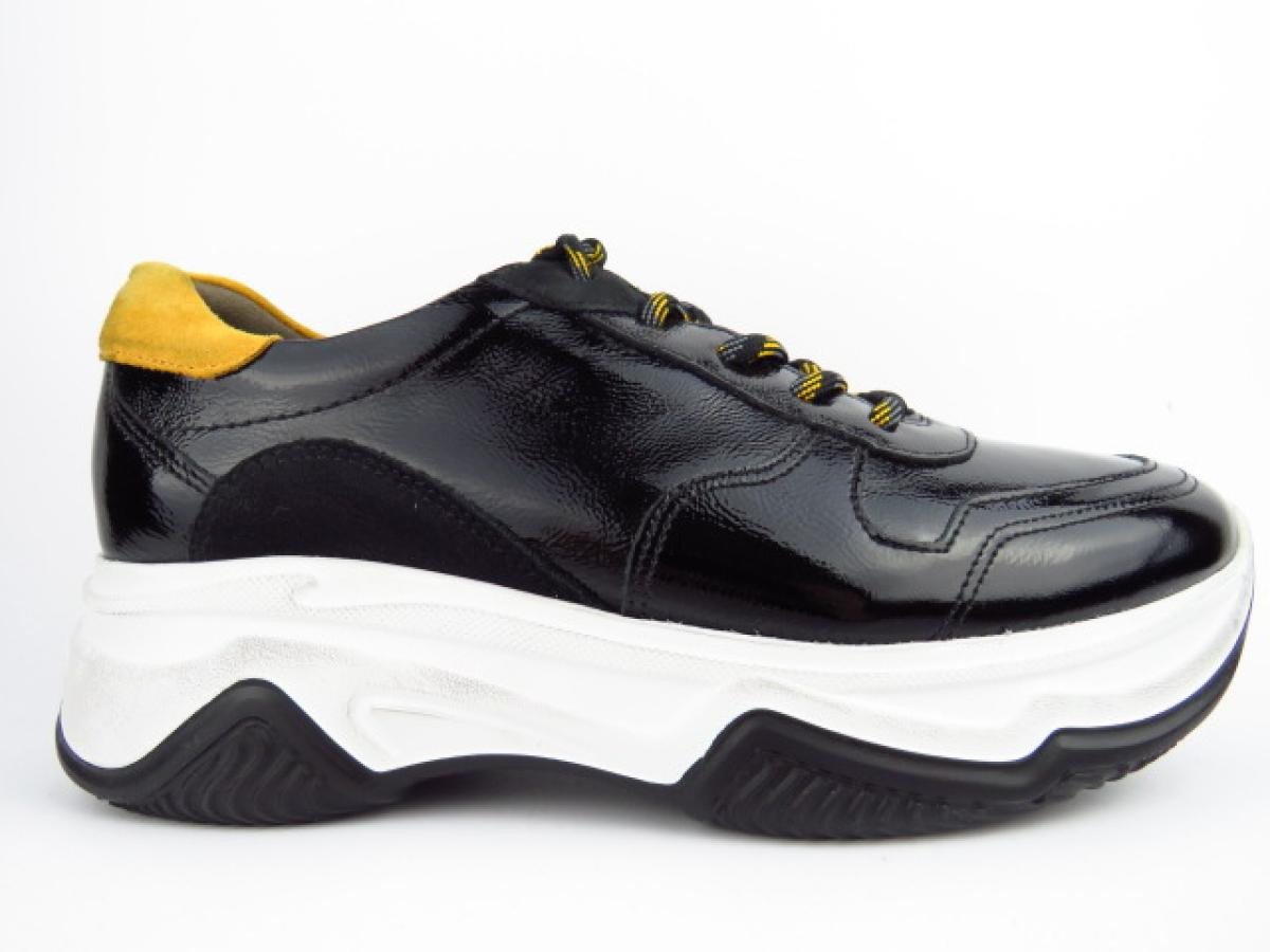 Paul Green Knautschlack/Nubuk schw. Sneaker Paul Green Knautschlack/Nubuk schw. Sneaker von Paul Green