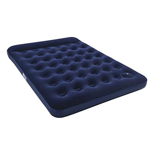Bestway 80" x 60" x 11"/2.03m x 1.52m x 28cm Airbed Queen Built-in Foot Pump, Blau Bestway 80" x 60" x 11"/2.03m x 1.52m x 28cm Airbed Queen Built-in Foot Pump, Blau von Bestway