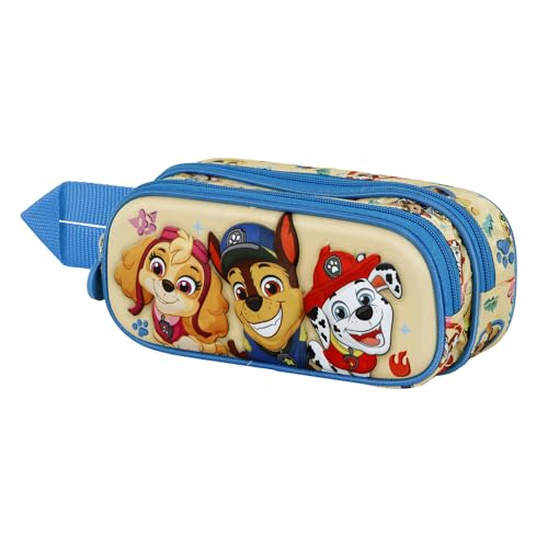 Paw Patrol Friendship-3D Doppelfedermäppchen, Blau, 22 x 9,5 cm von PAW PATROL