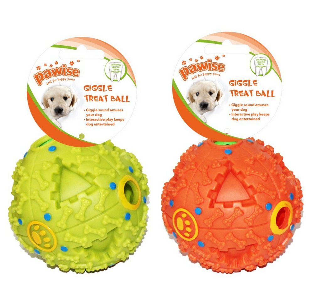 Pawise Tierball Giggle Treat Ball Medium 9cm Pawise Tierball Giggle Treat Ball Medium 9cm von Pawise