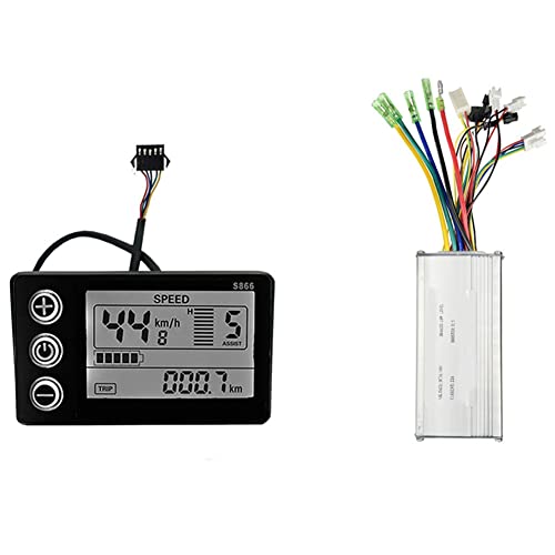 Pawlickio Elektrofahrrad-LCD-LCD-Messgerät-Controller Jiannuo, Kleines Kit 500 W, Anwendbares ABS + Metall von Pawlickio