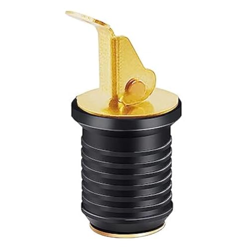 Pawlickio Verstellbarer Ablassstopfen mit Schnappgriff, Messing-Gummi-Ablassstopfen, Ersatzteile, Bootszubehör Pawlickio Verstellbarer Ablassstopfen mit Schnappgriff, Messing-Gummi-Ablassstopfen, Ersatzteile, Bootszubehör von Pawlickio