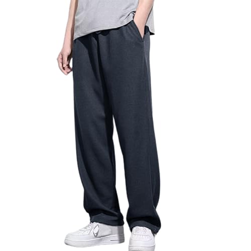 Jogginghose Herren Baggy Trainingshose - Trousers Winter Hose Baumwolle Track Pants Dünner Stoff Sporthose Lang Herren Freizeithose Sport Hosen Fitness Männer Sweatpants Baumwoll Breite Laufhose von Pdakieyxnd