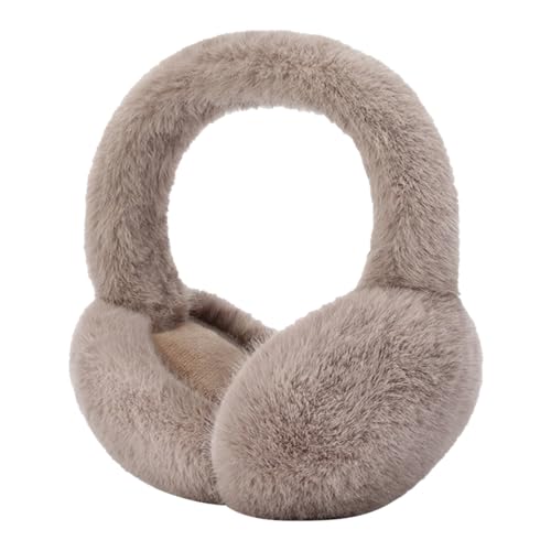 Ohrenschützer Winter Kinder, Ohrenwärmer Damen Winter Weiß Ohrenschützer Earmuffs - Unisex Mode Plusch Warme Weiche Ski Ohrenwärmer Outdoor Ear Muffs Warmers Fur Kälteschutz Und Ohrenschutzer Coffee von Pdakieyxnd