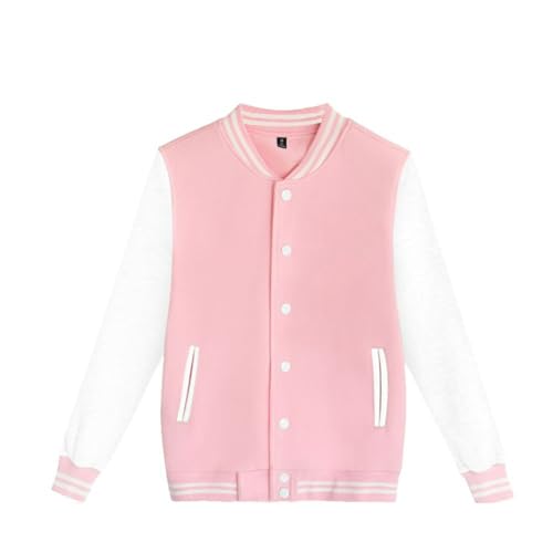 Patchwork Jacke, College Jacke Kinder Patchwork Bomberjacke, Jungen Mädchen Dünne Winter Baseball Jacke Pilotenjacke Festliche Übergangsjacke Sportjacke Bomber Jacke Blouson Jacke von Pdakieyxnd