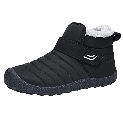 Winterstiefel Herren Gefüttert Und Wasserdicht - Winterstiefel Herren Gefüttert Schneeschuhe Wasserdicht, rutschfeste Weite H Barfußschuhe Schneestiefel Outdoor Wanderstiefel Leichte Boots von Pdakieyxnd