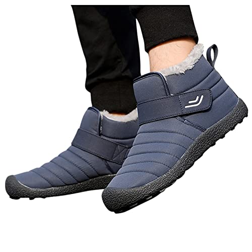 Winterstiefel Herren Gefüttert Und Wasserdicht - Winterstiefel Herren Gefüttert Schneeschuhe Wasserdicht, rutschfeste Weite H Barfußschuhe Schneestiefel Outdoor Wanderstiefel Leichte Boots von Pdakieyxnd