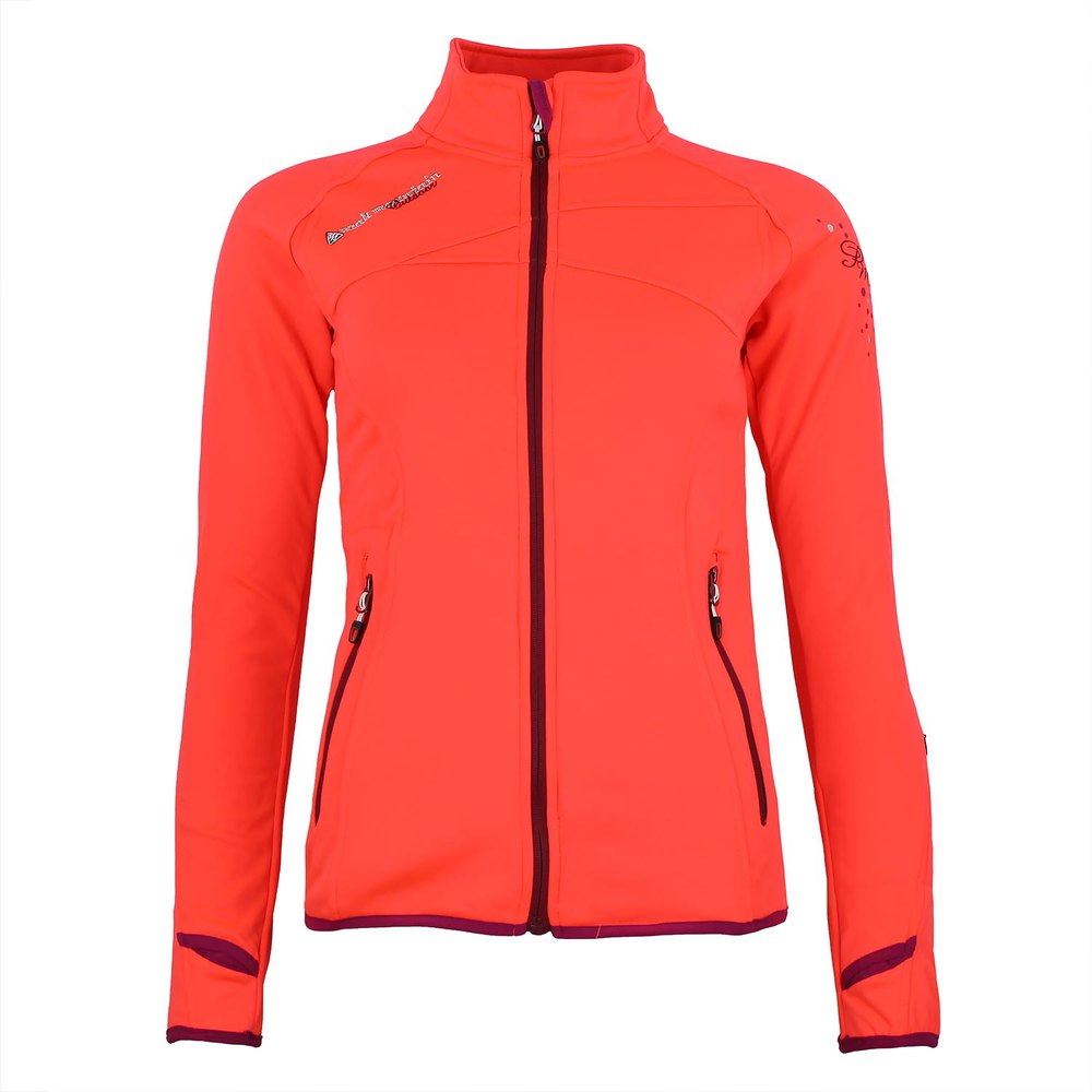 Peak Mountain Aclimate Jacket Orange L Frau von Peak Mountain