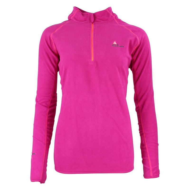 Peak Mountain Afine Half Zip Sweatshirt Rosa M Frau von Peak Mountain