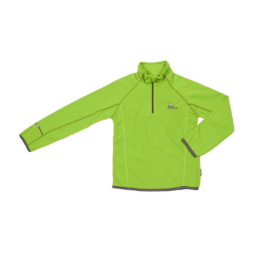 Peak Mountain Ecafine Half Zip Fleece Grün 14 Years von Peak Mountain