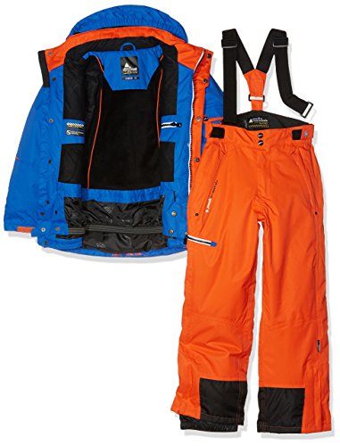 Peak Mountain Ecosmic Jungen Skianzug für 4-Jährige blau/orange von Peak Mountain