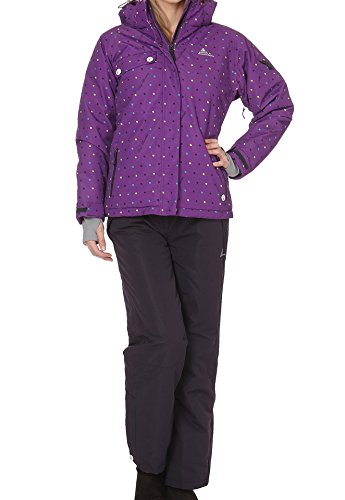 Peak Mountain Damen Skianzug Carbon/Violett, Sportlich, Violet/Carbone, Gestreift, Reißverschluss, große Frauen, legerer Stil, Skianzug Peak Mountain Damen Skianzug Carbon/Violett, Sportlich, Violet/Carbone, Gestreift, Reißverschluss, große Frauen, legerer Stil, Skianzug von Peak Mountain