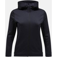 PEAK PERFORMANCE Damen Kapuzensweat W Rider Tech Zip Hood-BLACK von Peak Performance