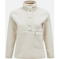 PEAK PERFORMANCE Damen Sweatshirt W Fleece Snap T-Neck-SAND FOG von Peak Performance