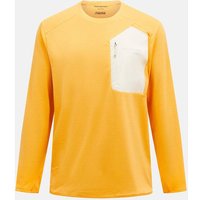 PEAK PERFORMANCE Herren Sweatshirt M Freelight Polartec Grid-BLAZING ORANGE PEAK PERFORMANCE Herren Sweatshirt M Freelight Polartec Grid-BLAZING ORANGE von Peak Performance