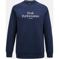 PEAK PERFORMANCE Herren Sweatshirt M Original Crew-BLUE SHADOW-OFFWHITE von Peak Performance