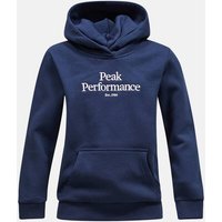 PEAK PERFORMANCE Kinder Sweatshirt Jr Original Hood-BLUE SHADOW-OFFWHITE von Peak Performance