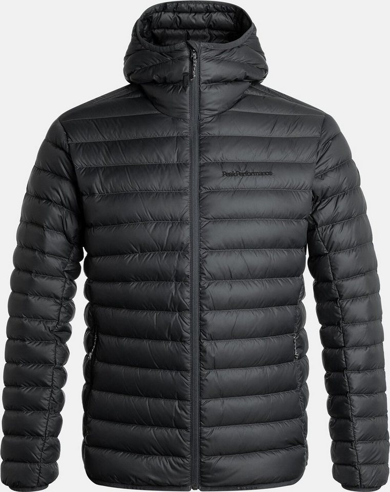 Peak Performance Anorak M Down Liner Hood Jacket-IRON CAST Black/ von Peak Performance