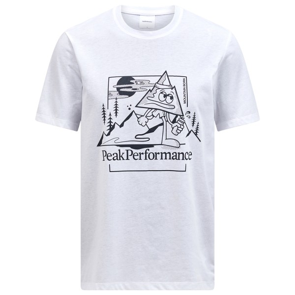 Peak Performance - Explore Graphic Tee - Funktionsshirt Gr XXL weiß von Peak Performance