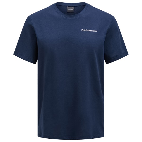Peak Performance - Explore Logo Tee - T-Shirt Gr S blau Peak Performance - Explore Logo Tee - T-Shirt Gr S blau von Peak Performance