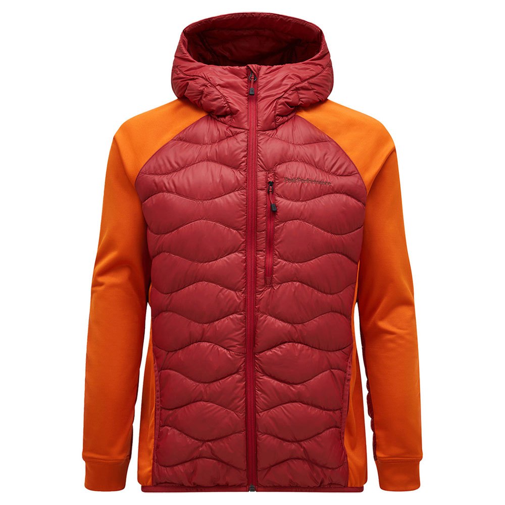 Peak Performance Helium Hybrid Hood Down Jacket Orange L Mann von Peak Performance