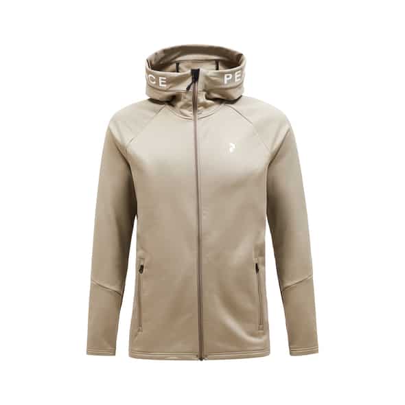 Peak Performance M Rider Zip Hood Herren (Beige L) Kunstfaserjacken von Peak Performance