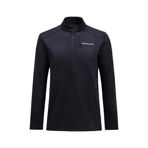 Peak Performance M Trail Polartec Half Zip Herren (Schwarz XXL) Langarmunterhemden von Peak Performance