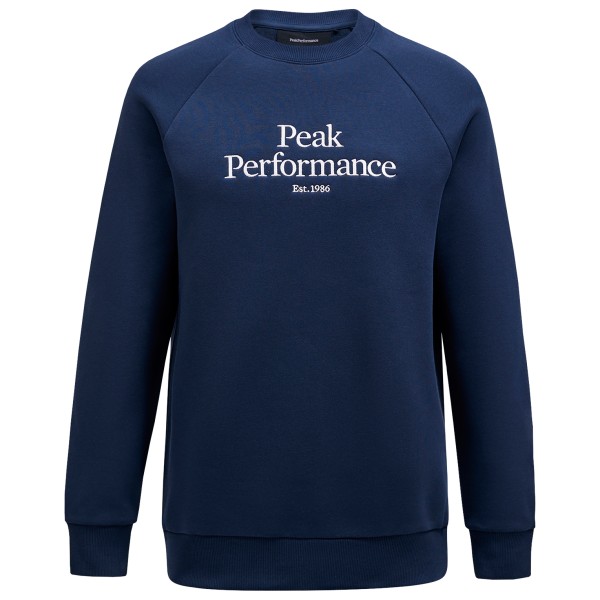 Peak Performance - Original Crew - Pullover Gr L blau von Peak Performance