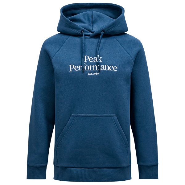 Peak Performance - Original Hood - Hoodie Gr XL blau von Peak Performance