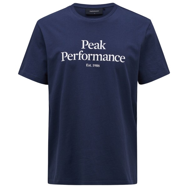 Peak Performance - Original Tee - T-Shirt Gr M blau von Peak Performance