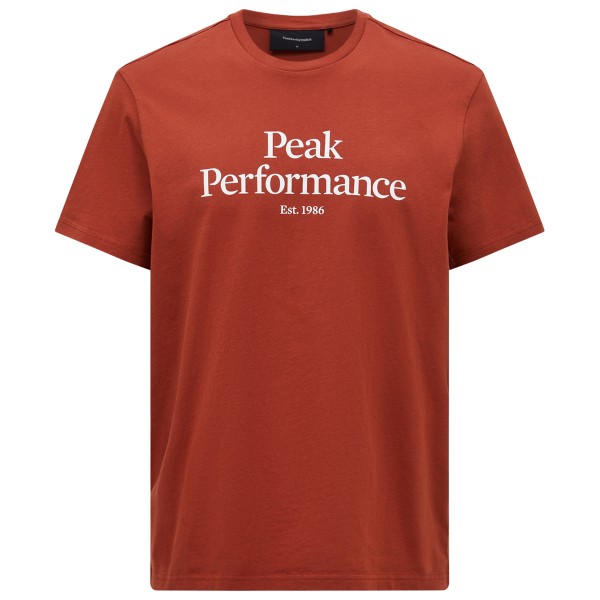 Peak Performance - Original Tee - T-Shirt Gr XL rot von Peak Performance