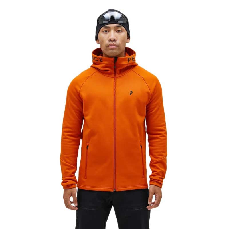 Peak Performance Rider Full Zip Sweatshirt Orange S Mann von Peak Performance