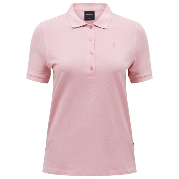 Peak Performance - Women's Classic Cotton Polo - Polo-Shirt Gr XS rosa von Peak Performance