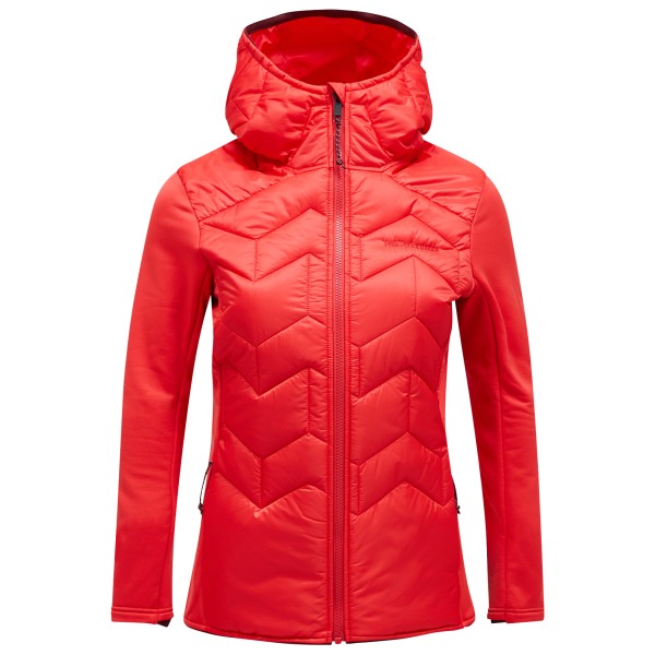 Peak Performance - Women's Elevate Liner Hybrid Hood - Kunstfaserjacke Gr L rot von Peak Performance