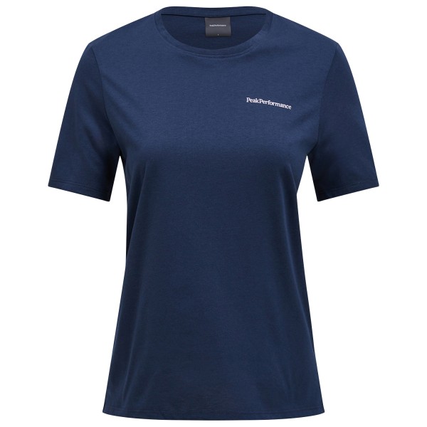 Peak Performance - Women's Explore Logo Tee - Funktionsshirt Gr L;S;XL;XS blau;grau;rosa von Peak Performance