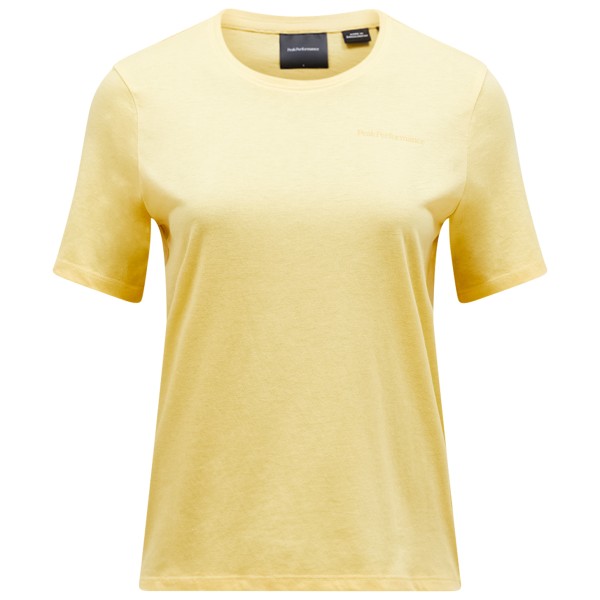 Peak Performance - Women's Explore Logo Tee - Funktionsshirt Gr S beige Peak Performance - Women's Explore Logo Tee - Funktionsshirt Gr S beige von Peak Performance