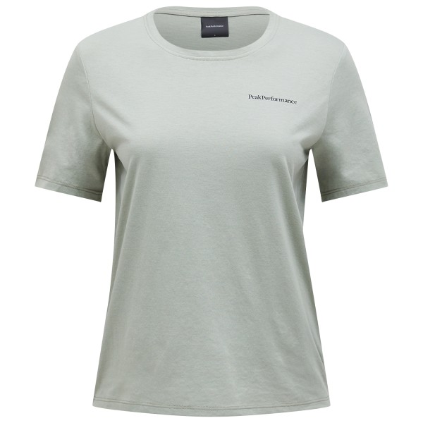 Peak Performance - Women's Explore Logo Tee - Funktionsshirt Gr XS grau von Peak Performance