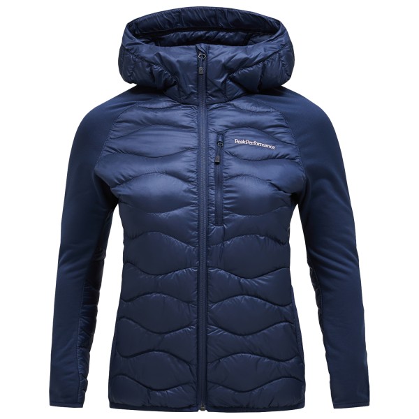 Peak Performance - Women's Helium Down Hybrid Hood - Daunenjacke Gr XL blau von Peak Performance