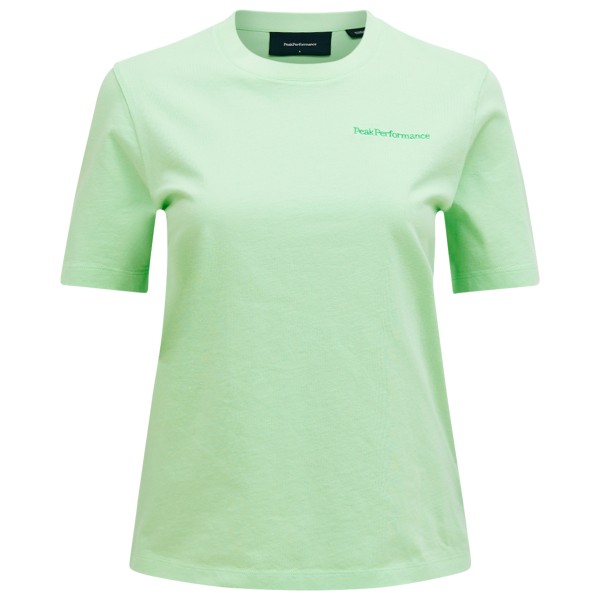 Peak Performance - Women's Original Small Logo Tee - T-Shirt Gr S grün Peak Performance - Women's Original Small Logo Tee - T-Shirt Gr S grün von Peak Performance