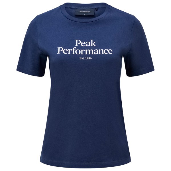 Peak Performance - Women's Original Tee - T-Shirt Gr M blau von Peak Performance