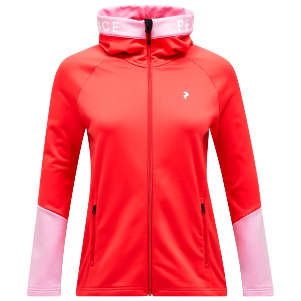 Peak Performance - Women's Rider Zip Hood - Fleecejacke Gr XS rot Peak Performance - Women's Rider Zip Hood - Fleecejacke Gr XS rot von Peak Performance