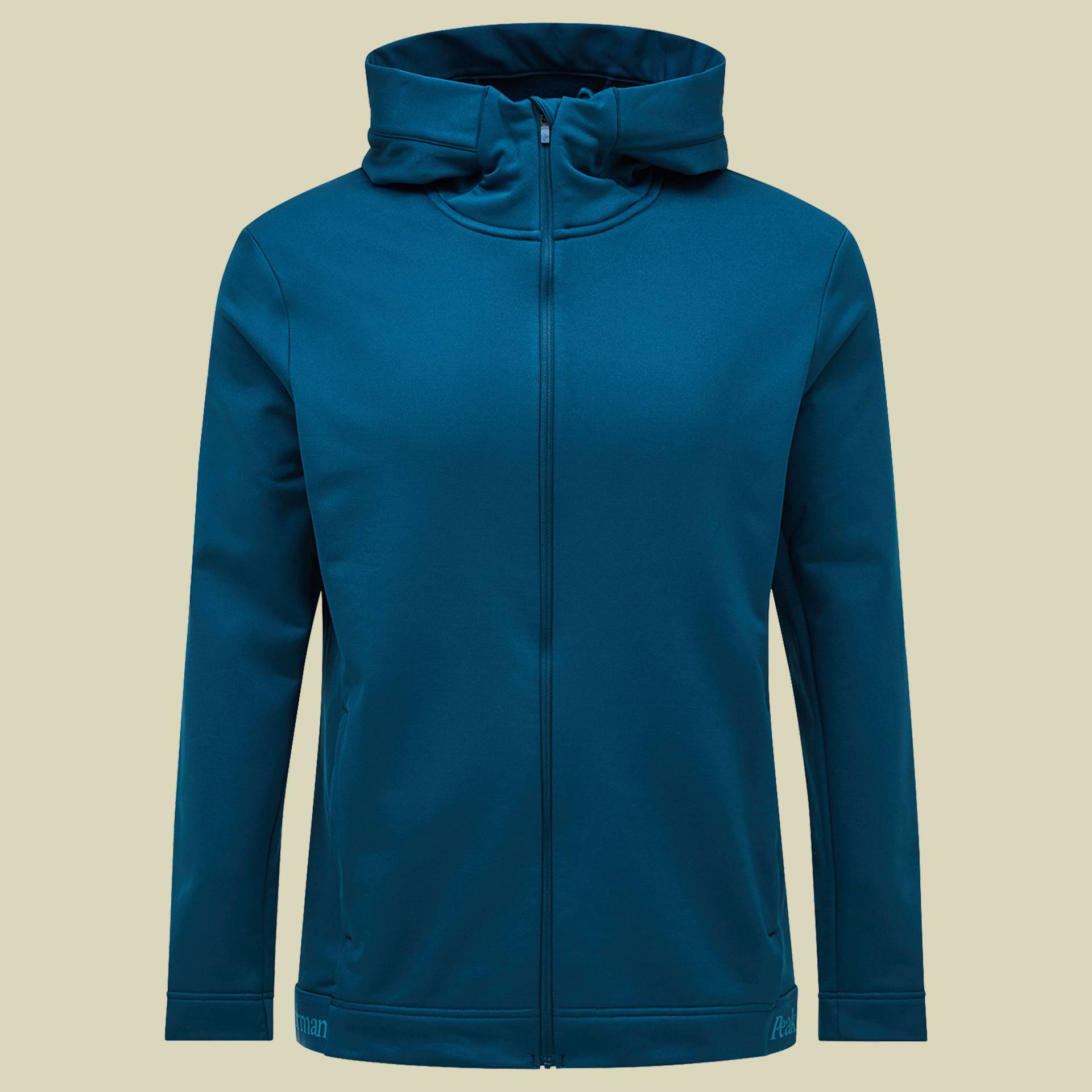 Rider Tech Zip Hood Men L grün - infinity teal von Peak Performance