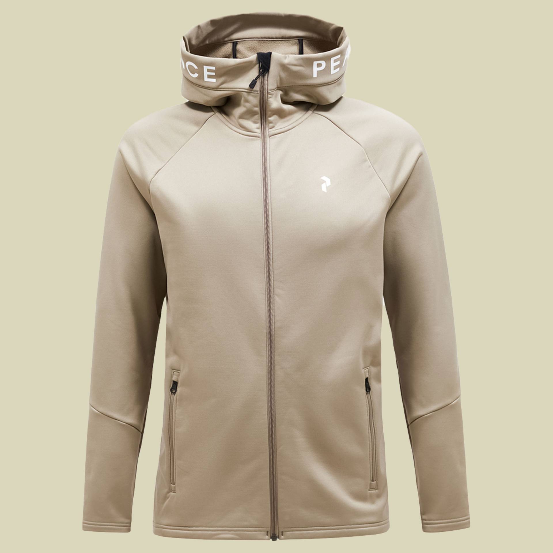 Rider Zip Hood Men XL beige II - avid beige-avid beige von Peak Performance