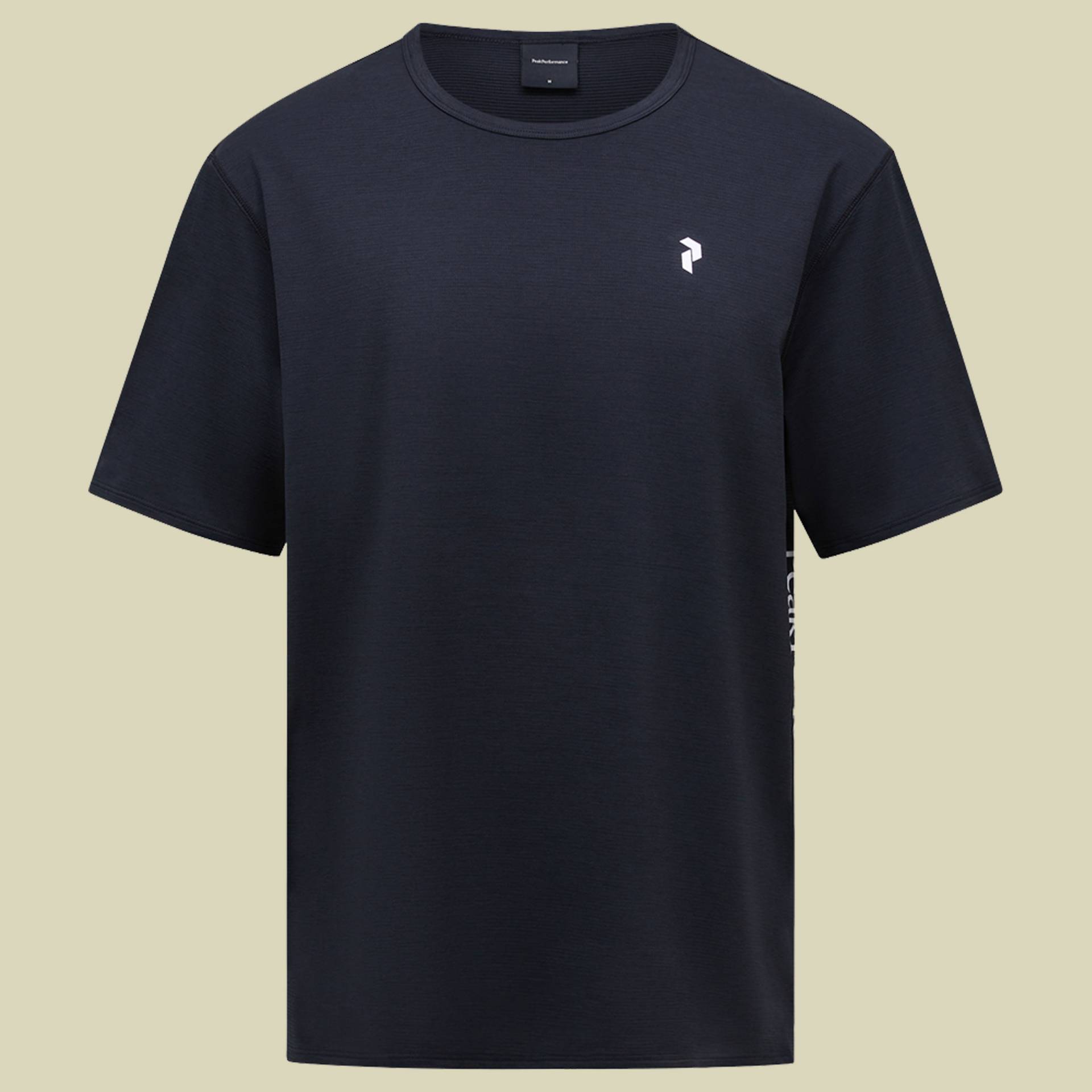 Trail SS Tee Men L schwarz - black von Peak Performance