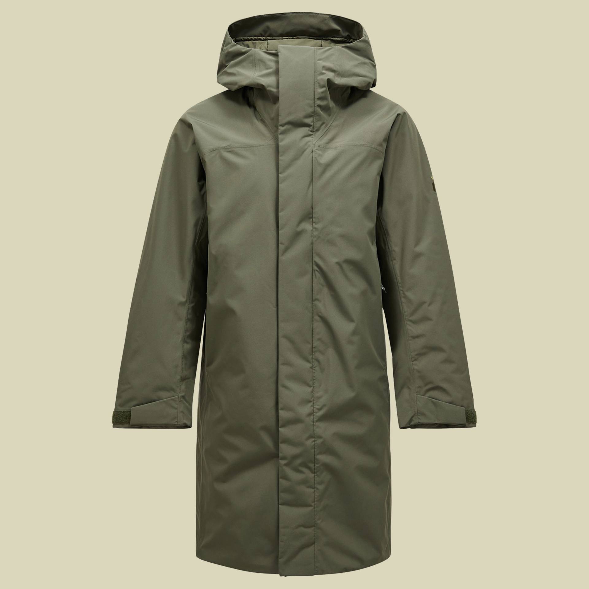 Treeline Insulated Parka Men M grün - pine needle von Peak Performance